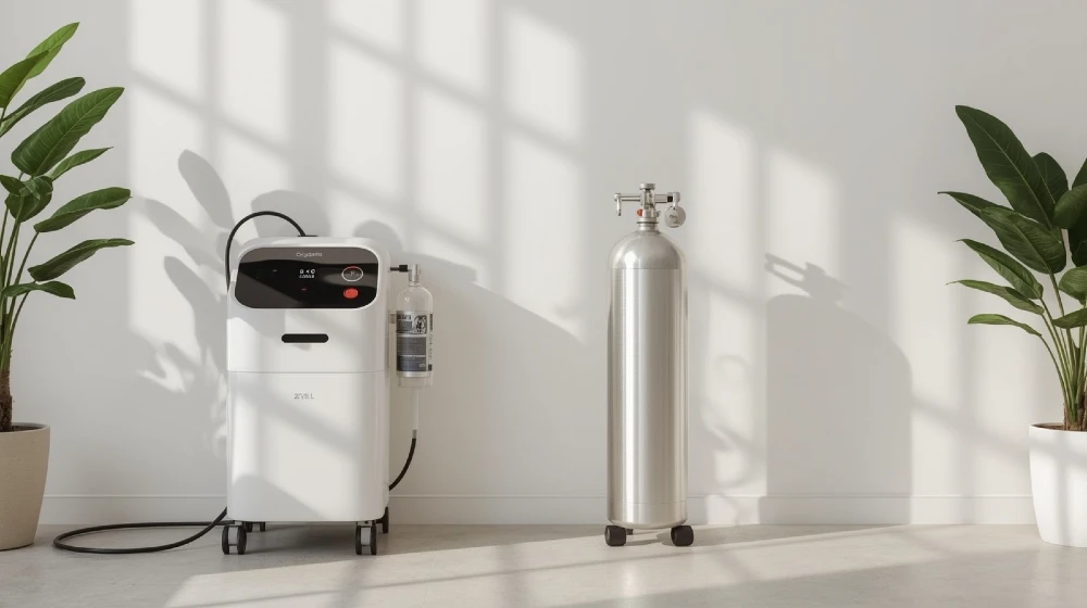 Oxygen Concentrator vs Oxygen Cylinder